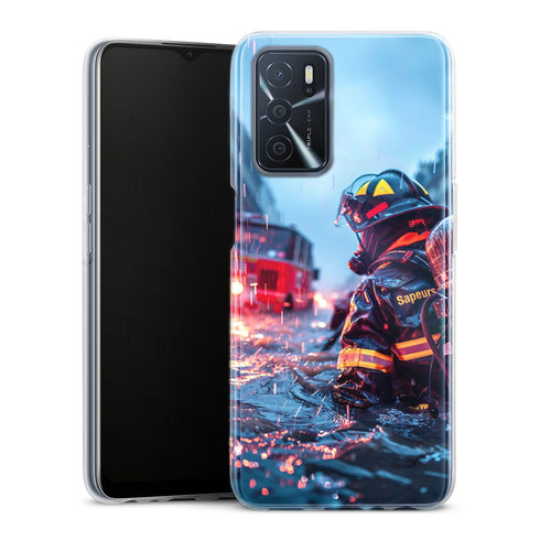 Coque Oppo INTERVENTION POMPIER INONDATION - MaCoquePerso
