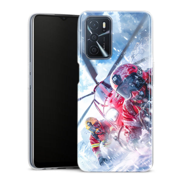 Coque Oppo INTERVENTION POMPIER SECOURS EN MONTAGNE HDR & Surréaliste - MaCoquePerso