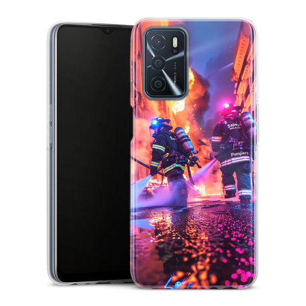 Coque Oppo Intervention Pompier Incendie - MaCoquePerso