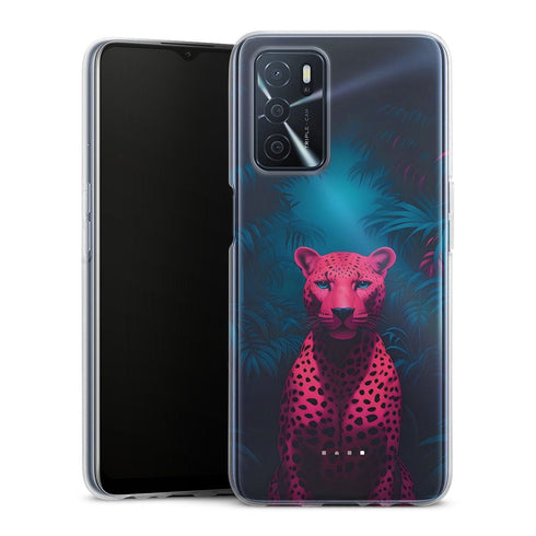 Coque Oppo Leopard Rose Fluo