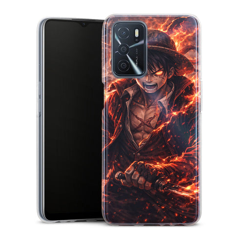 Luffy des flammes et des Tempetes | Coque Oppo