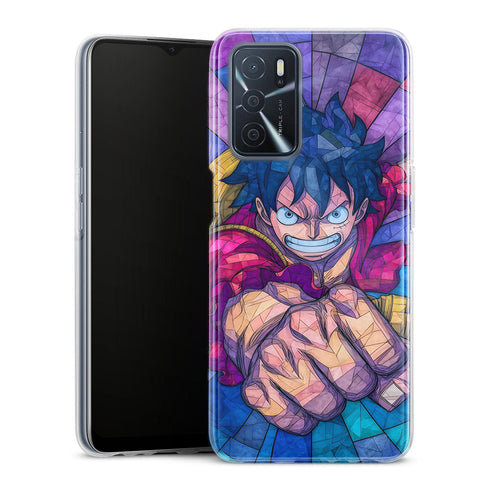 Luffy Punch Artistique Coloré | Coque Oppo
