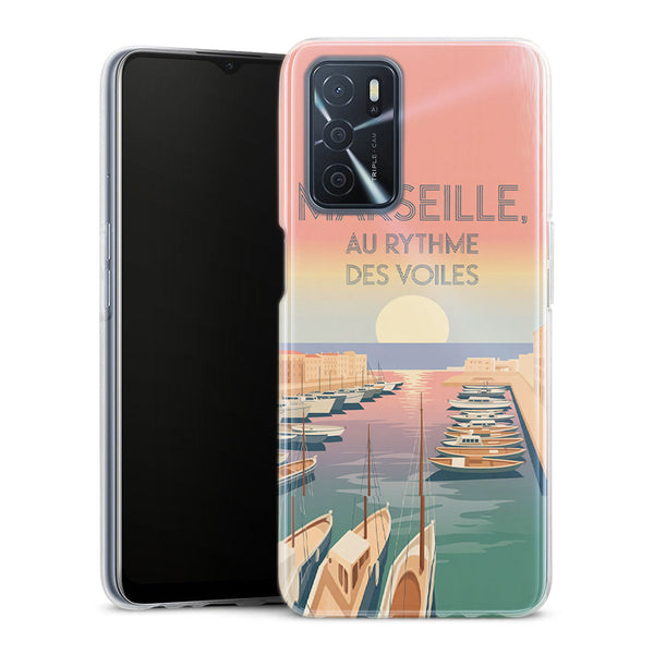 Marseille Affiche Vieux Port | Coque Oppo