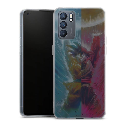 Goku et Black Goku | Coque Telephone iPhone, Samsung Galaxy, Huawei, Oppo, Xiaomi - Plexi, oppo-reno-6-5g