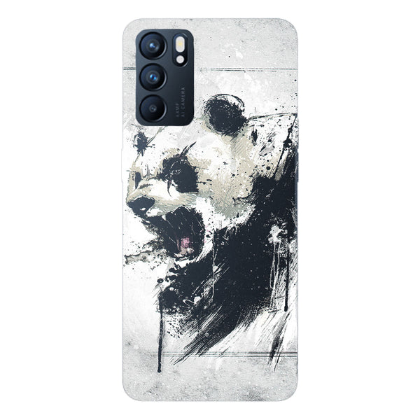Coque Oppo Reno6 5G Angry Panda