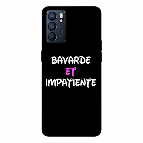 Coque Oppo Reno6 5G Bavarde et Impatiente
