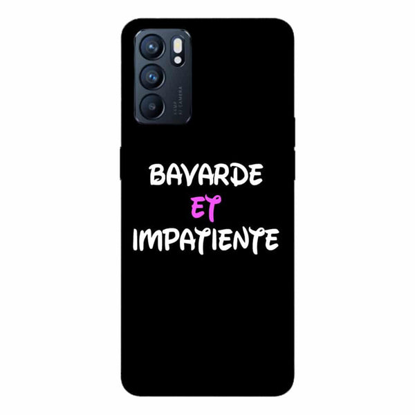 Coque Oppo Reno6 5G Bavarde et Impatiente