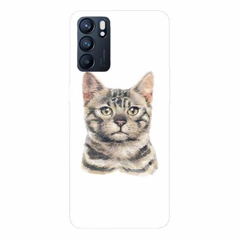Coque Oppo Reno6 5G Chat du Bengale