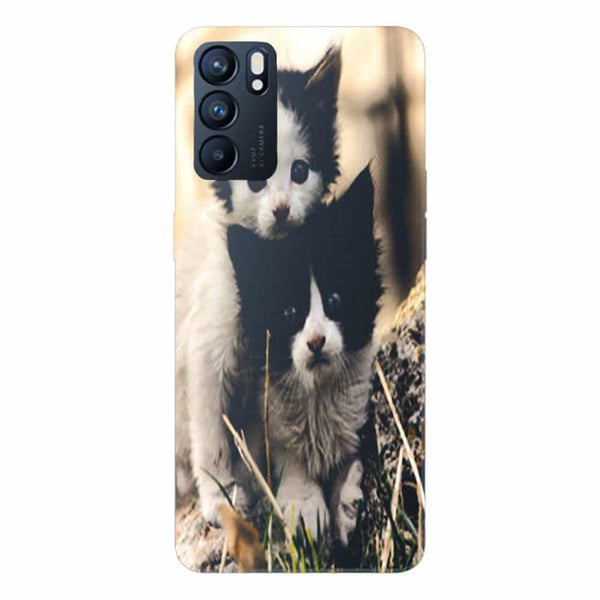 Coque Oppo Reno6 5G Chatons Mignons
