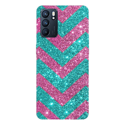 Coque pour Oppo Reno6 5G Milka Chevrons