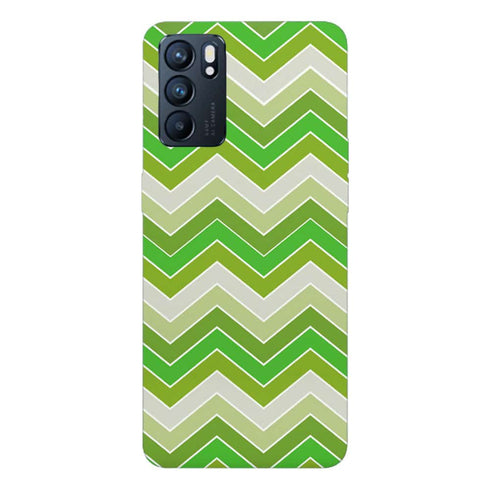 Coque pour Oppo Reno6 5G Garden Spring Chevrons