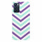 Coque pour Oppo Reno6 5G Chevrons Strass Violet Rose