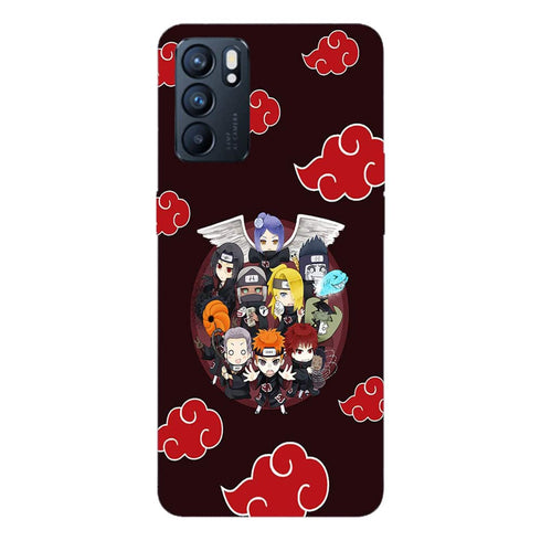 Coque Oppo Reno6 5G Chibi Akatsuki Montage