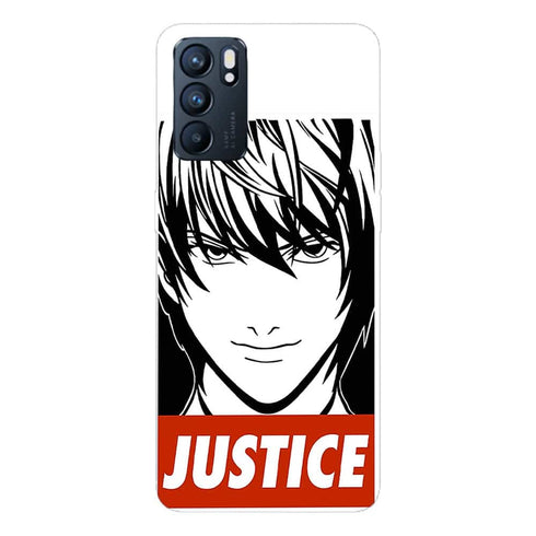 Coque Oppo Reno6 5G Death Note Justice
