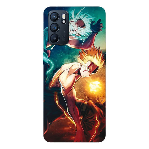 Coque Oppo Reno6 5G Deku Kacchan My Hero Academia