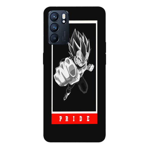 Coque Oppo Reno6 5G Dbz Vegeta Pride