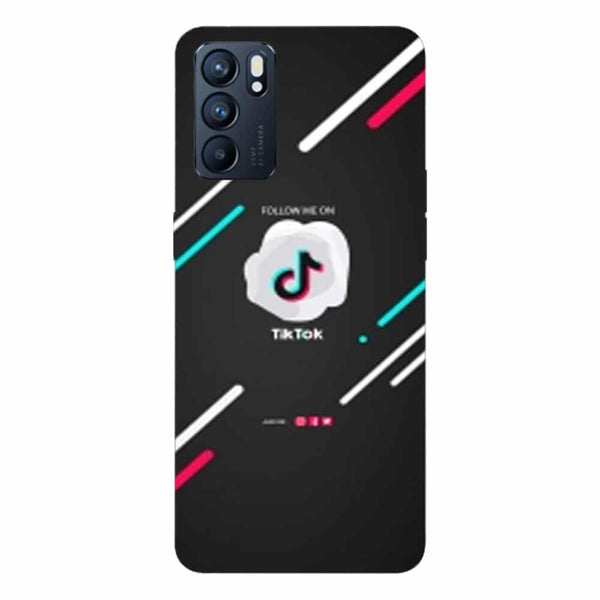 Coque télephone Oppo Reno6 5G Follow Me on Tik Tok
