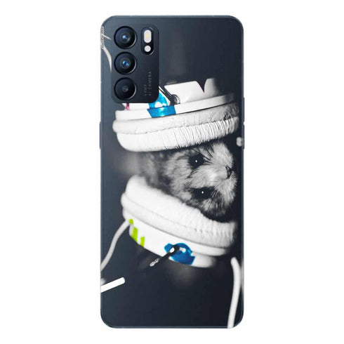 Coque Oppo Reno6 5G Funny Hamster Beat Sound