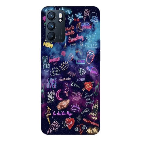 Coque pour Oppo Reno6 5G Grafitis Space