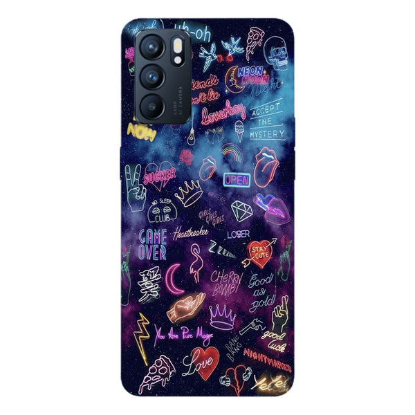 Coque pour Oppo Reno6 5G Grafitis Space