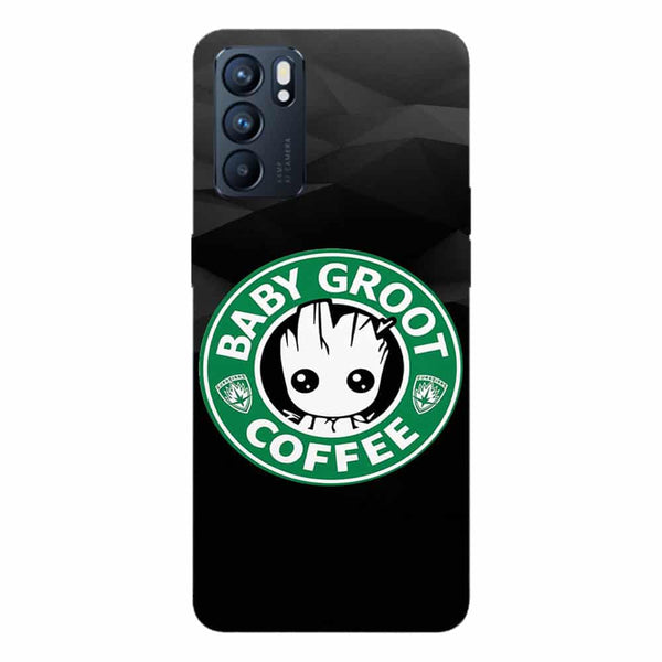Coque télephone Oppo Reno6 5G Groot Coffee