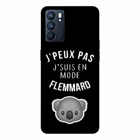 Coque Oppo Reno6 5G Je peux pas je suis en mode flemard