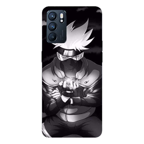 Coque Oppo Reno6 5G Kakashi Electrique Pouvoir Des Ombres