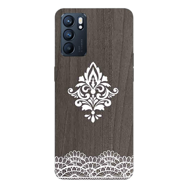 Coque pour Oppo Reno6 5G Lace Woods Black