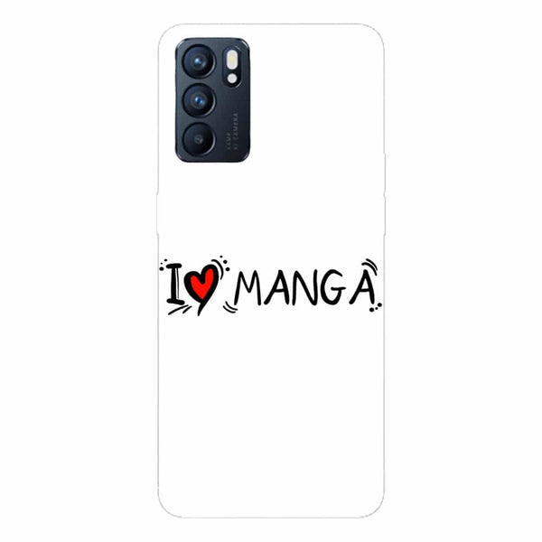 Coque Oppo Reno6 5G Love Manga