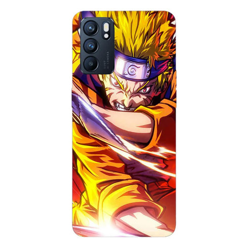 Coque Oppo Reno6 5G Naruto Influence de Kyubi