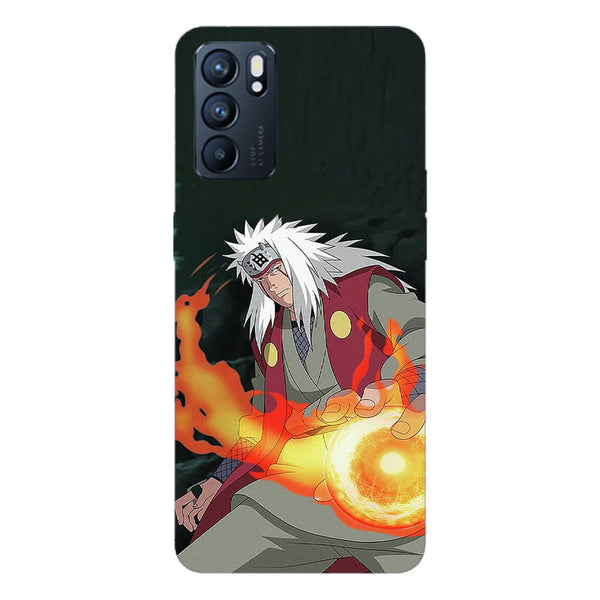 Coque Oppo Reno6 5G Naruto Jiraiya Rasengan