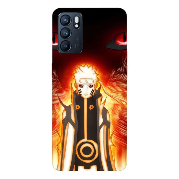 Coque Oppo Reno6 5G Naruto Kyubi mode kyubi