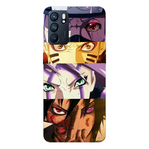 Coque Oppo Reno6 5G Naruto Regards