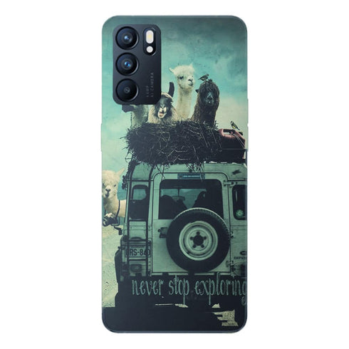 Coque Oppo Reno6 5G Never Stop Exploring