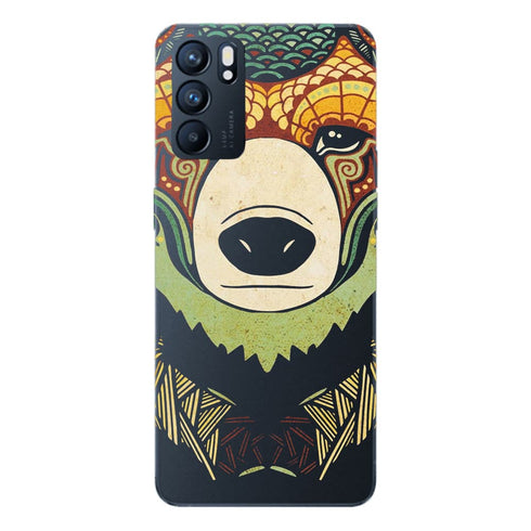 Coque Oppo Reno6 5G Ours Tribal