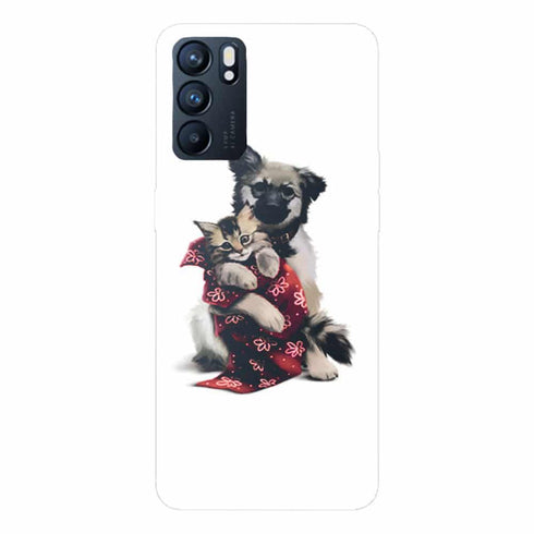 Coque Oppo Reno6 5G Pluffy Cat