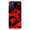 Coque pour Oppo Reno6 5G Paint Slpash Rouge