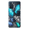 Coque Oppo Reno6 5G Papillon Turquoise
