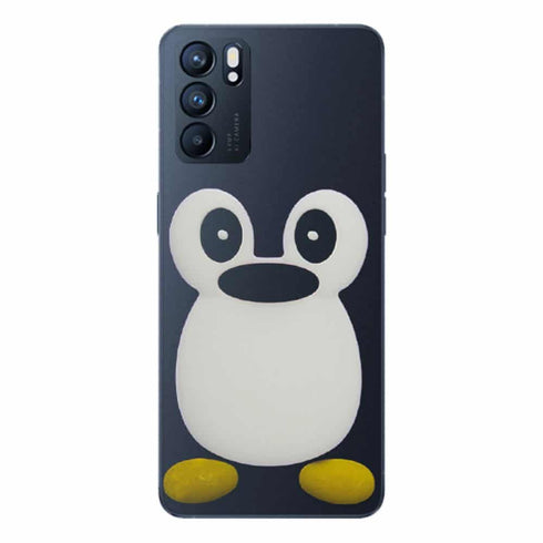 Coque Oppo Reno6 5G Pingouin Violet