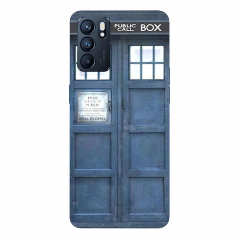Coque Oppo Reno6 5G Police Box