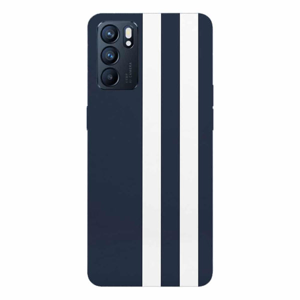 Coque pour Oppo Reno6 5G Racing Bleu