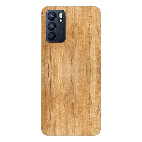 Coque pour Oppo Reno6 5G Texture Bois