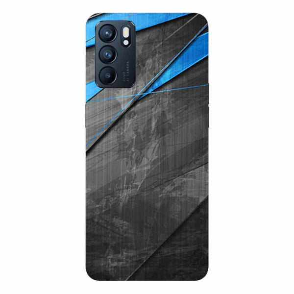 Coque pour Oppo Reno6 5G Texture Béton