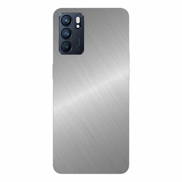 Coque pour Oppo Reno6 5G Texture Métal