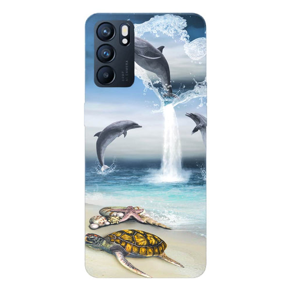 Coque Oppo Reno6 5G The Heart of the Dolphins