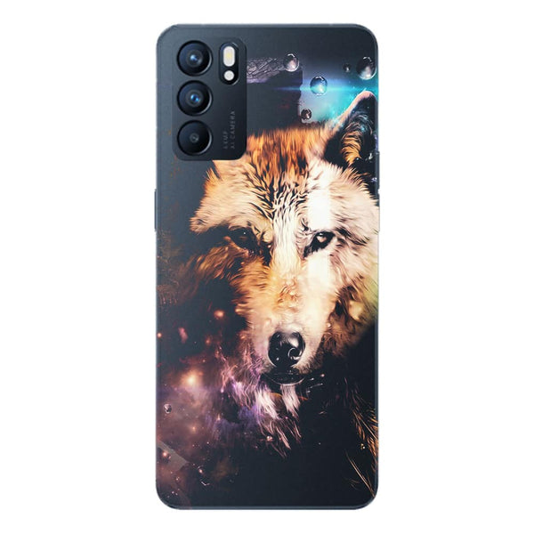 Coque Oppo Reno6 5G Wolf Imagine