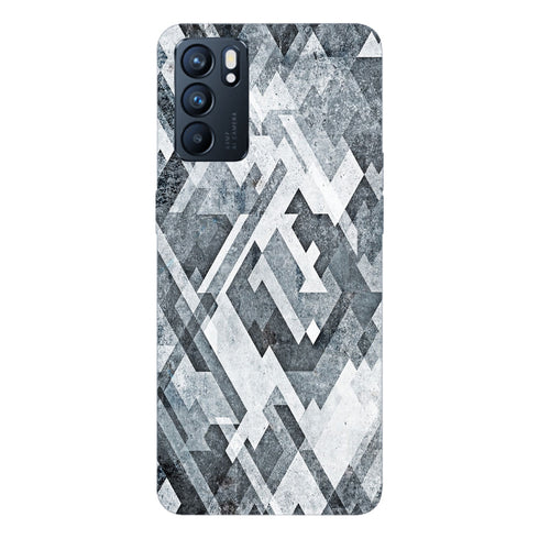 Coque pour Oppo Reno6 5G Zig Zag Black