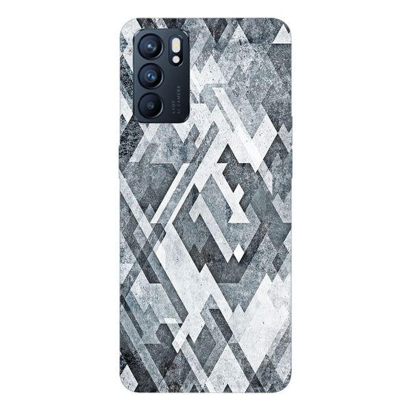 Coque pour Oppo Reno6 5G Zig Zag Black
