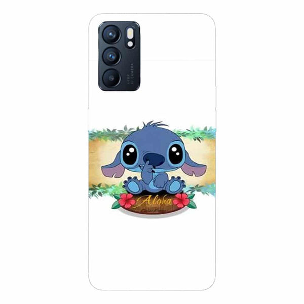 Coque Oppo Reno6 5G Aloha Stich Llloo