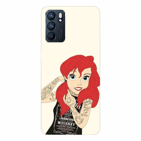 Coque Oppo Reno6 5G Ariel Tattoo Jack Daniels